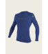 O'Neill Youth Basic Skins 50+ Longsleeve Rash Guard Pacific