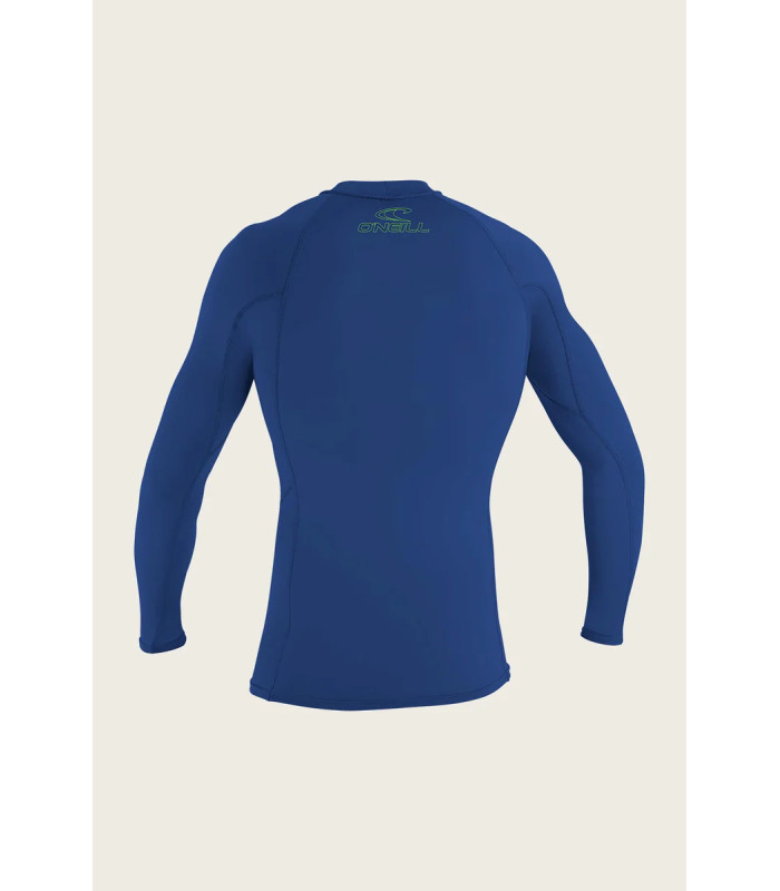 O'Neill Youth Basic Skins 50+ Longsleeve Rash Guard Pacific