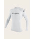 O'Neill Youth Basic Skins 50+ Longsleeve Rash Guard Pacific