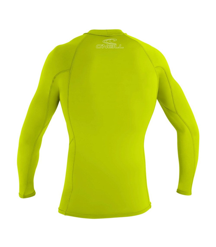 O'Neill Youth Basic Skins 50+ Longsleeve Rash Guard Pacific