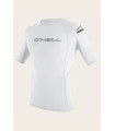 O'Neill Basic Skins 50+ Shortsleeve Rash Guard White