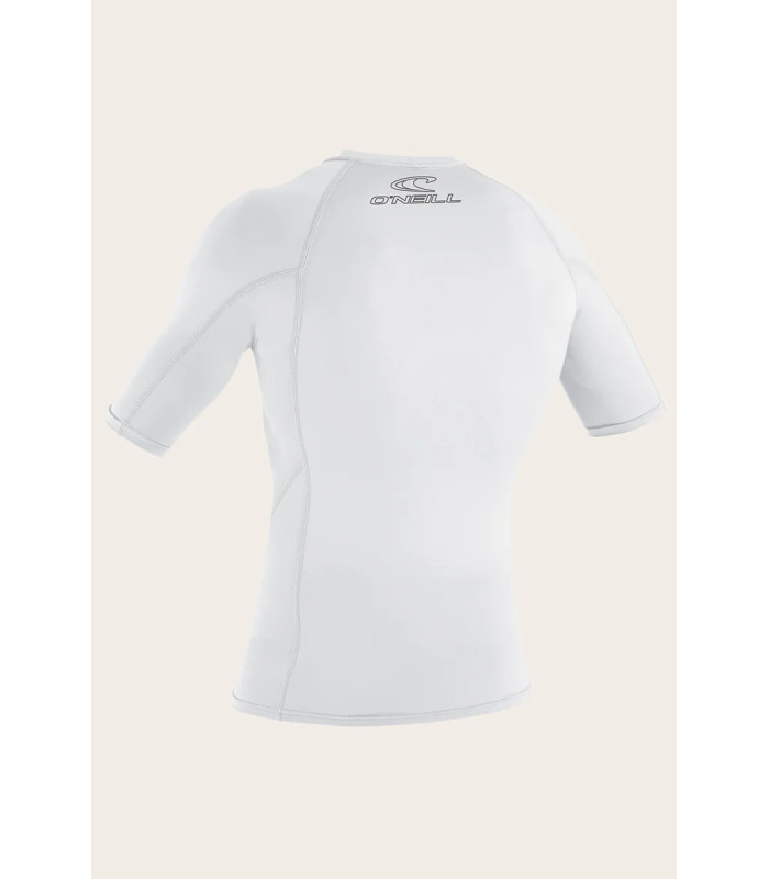 O'Neill Basic Skins 50+ Shortsleeve Rash Guard White