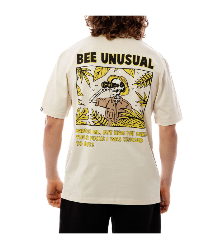 Bee Unusual “ No Fcks Given” T-shirt Almond