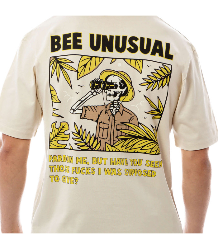 Bee Unusual “ No Fcks Given” T-shirt Almond