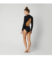 Mystic Sofi Open Back Swimsuit Black