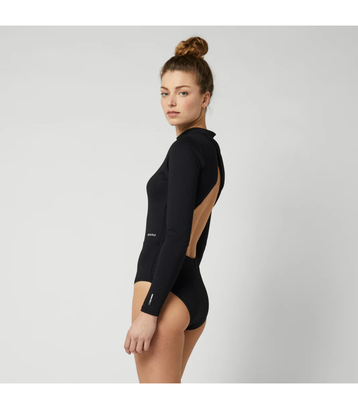 Mystic Sofi Open Back Swimsuit Black