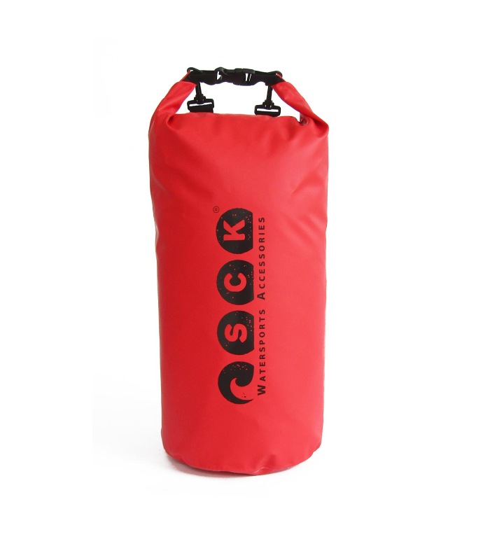 SCK Αδιάβροχος σάκος με ιμάντες πλάτης 30L κόκκινος