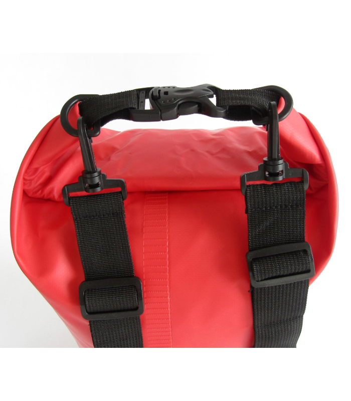 SCK Αδιάβροχος σάκος με ιμάντες πλάτης 30L κόκκινος