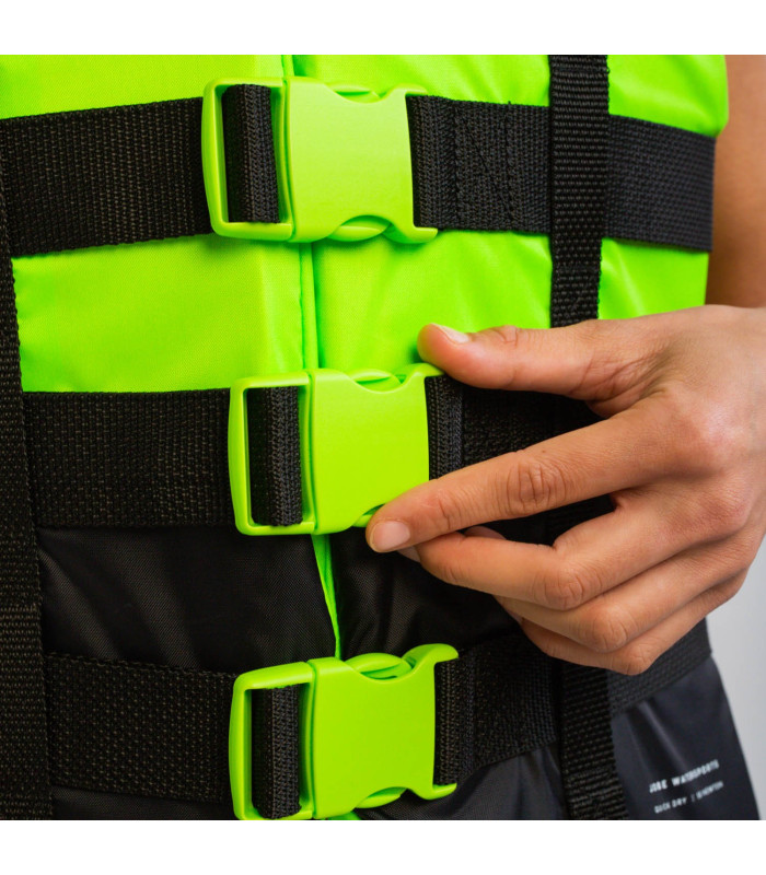 Jobe 4 Buckle Vest Lime