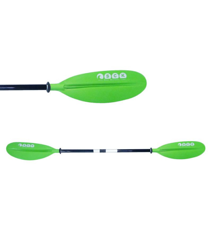 SCK Kayak Paddle Kids 2 Pieces 182cm Alluminium Green