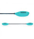 SCK Kayak Paddle Adjustable 215-235cm Fiberglass Teal Blue