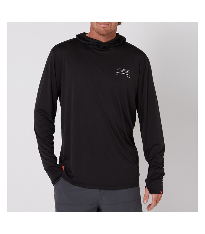 Follow Sun Hood L/S - Black