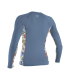 O'Neill Women's Side Print L/S Rash Guard