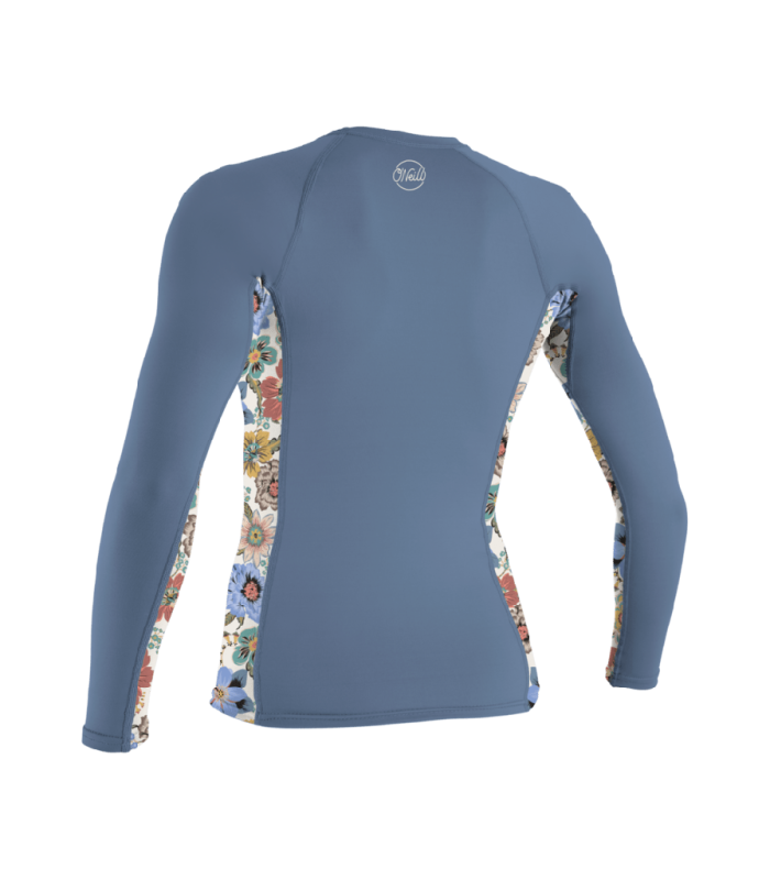 O'Neill Women's Side Print L/S Rash Guard
