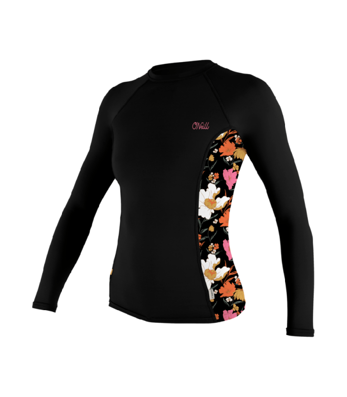 O'Neill Women's Side Print L/S Rash Guard