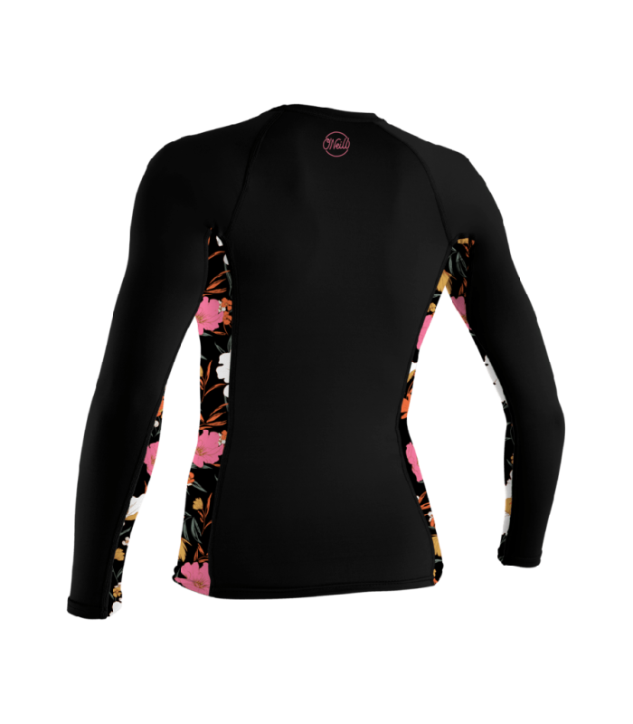 O'Neill Women's Side Print L/S Rash Guard