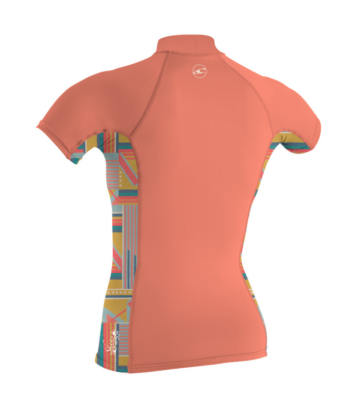 O'Neill Girls Premium Skins S/S Turtleneck Rash Guard