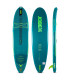 Jobe Aero Yarra SUP Board 10.6 Package Teal with Fiberglass Paddle Lime