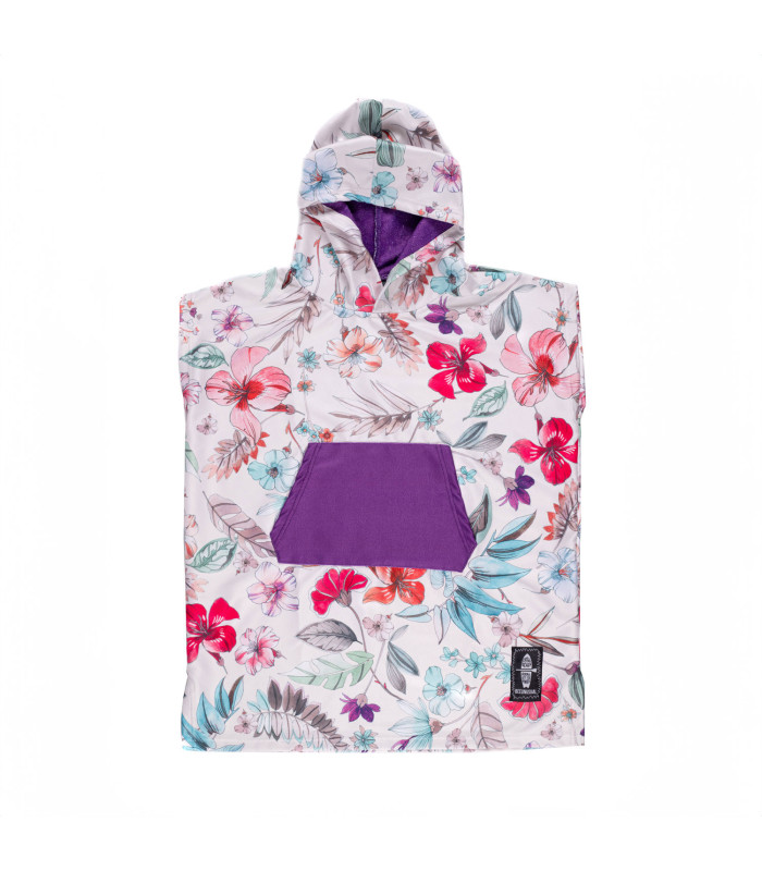 Bee Unusual “Flowers” Kids Hooded Poncho