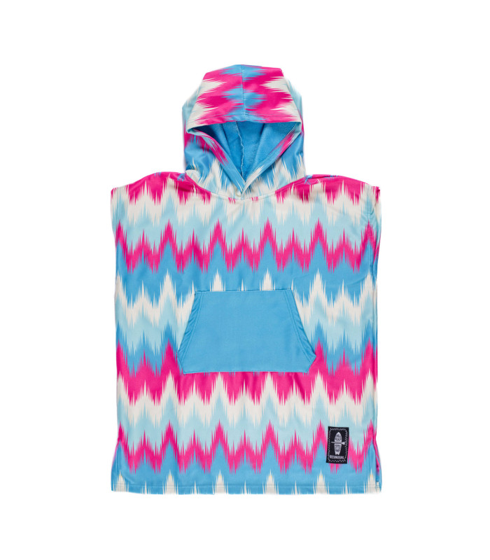 Bee Unusual “Color Waves” Kids Hooded Poncho