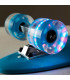 Fish Skateboards Mini Cruiser Plastic Skateboard 22.5'' with LED wheels