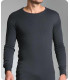 Heat Holders Men's Thermal Long Sleeve Vest - Charcoal