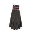 Heat Holders Mens Thermal Gloves Cedar - Charcoal