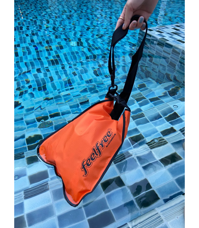 FeelFree Dry Flat Rainproof Shoulder Bag 5L - Orange