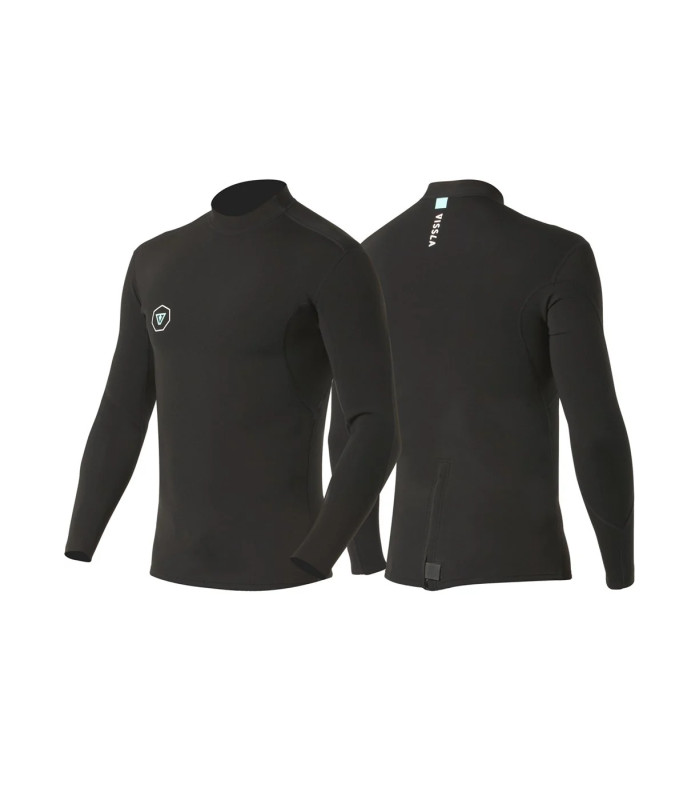 Vissla 7 Seas 1mm Long Sleeve Jacket - Black