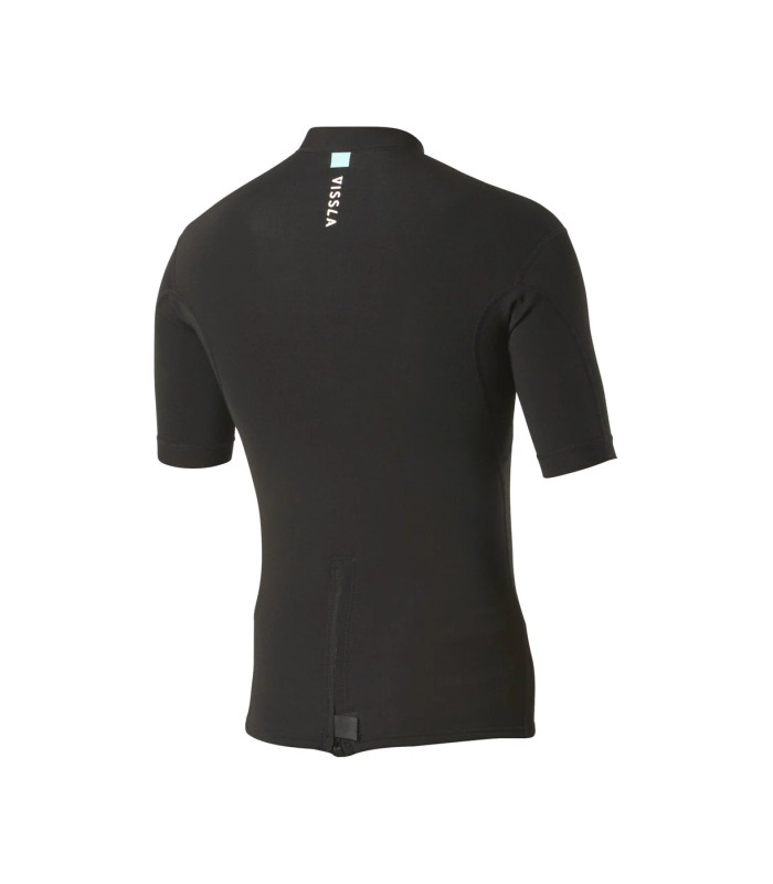 Vissla 7 Seas 1mm Short Sleeve Jacket - Black