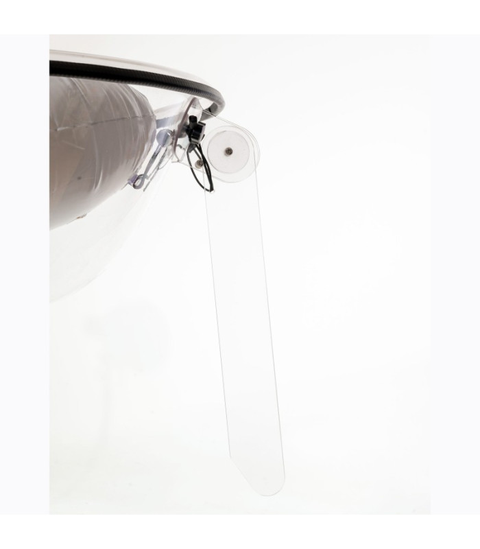 SCK Serenus 2 θαλάσσιο διθέσιο διάφανο κανό με κουπιά και καθίσματα