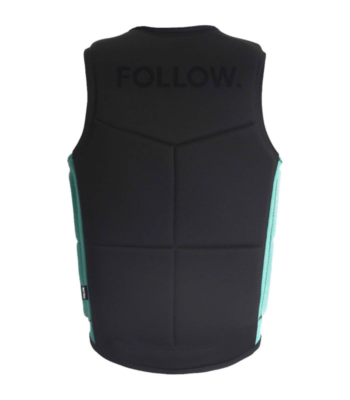 Follow Section - Black/Teal