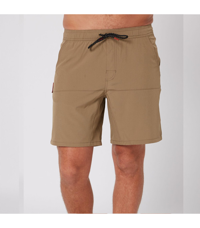 Follow All Day Shorts - Deep Taupe
