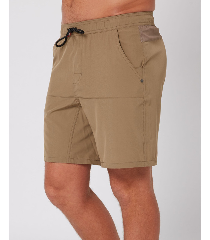 Follow All Day Shorts - Deep Taupe