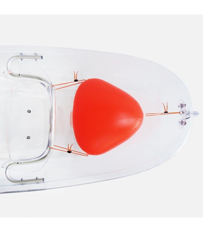 SCK Serenus 2 θαλάσσιο διθέσιο διάφανο κανό με κουπιά και καθίσματα