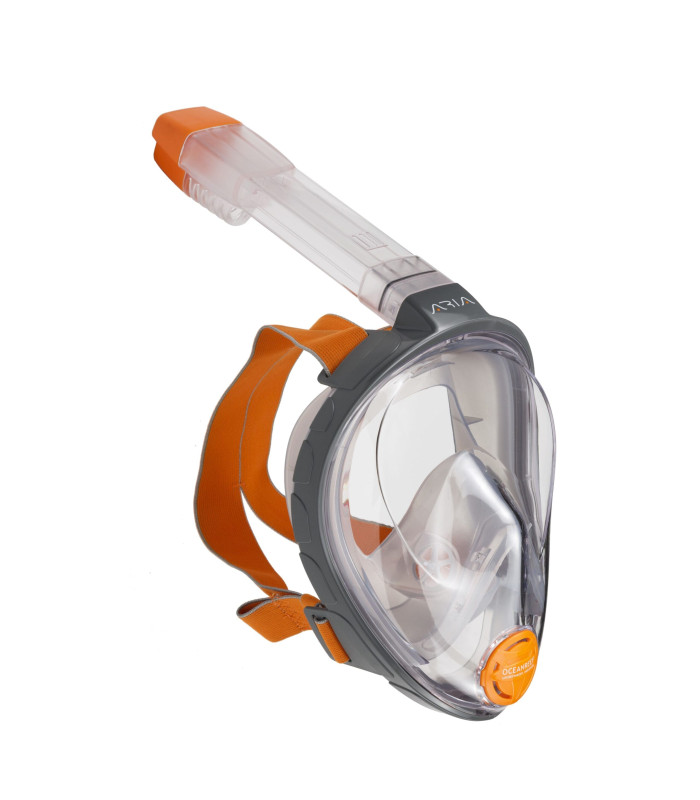 ARIA FULL FACE SNORKELLING MASK-Grey
