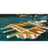 Yachtbeach Multi Dock and Lounger 2m x 2 m x 20cm