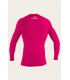 O'Neill Youth Basic Skins 50+ Longsleeve Rash Guard Watermelon