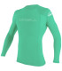 O'Neill Youth Basic Skins 50+ Longsleeve Rash Guard Light Aqua
