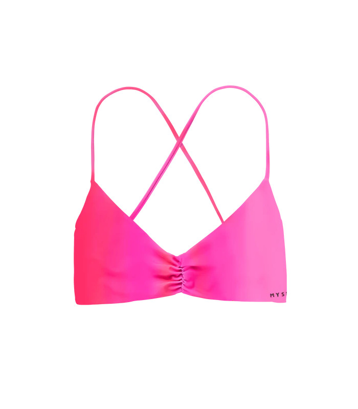 Mystic Bruna Bikini Top - Coral