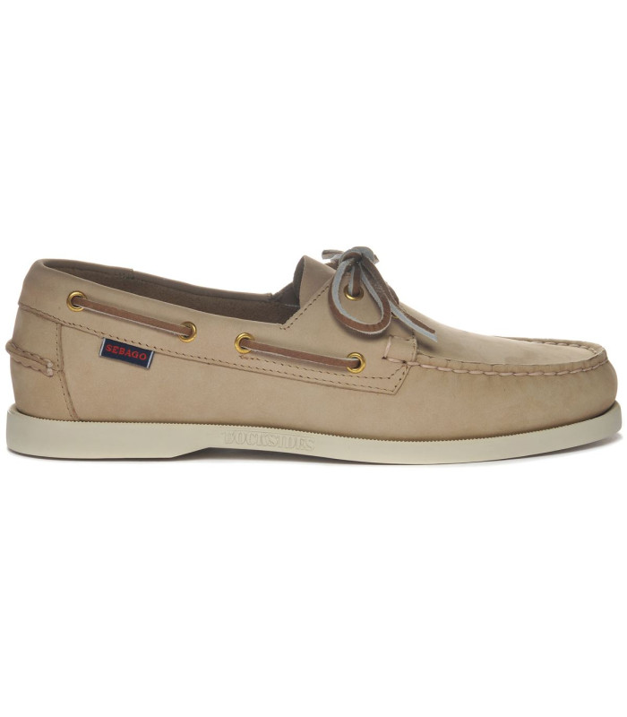 Sebago Docksides Portland Nubuck - Beige