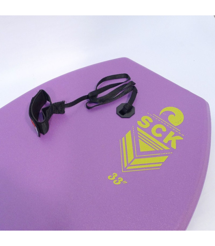 SCK Bodyboard 33" with wrist leash - Purple