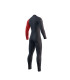 Mystic Marshall 5/3mm Front zip Wetsuit Navy/Red