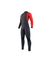 Mystic Marshall 5/3mm Front zip Wetsuit Navy/Red