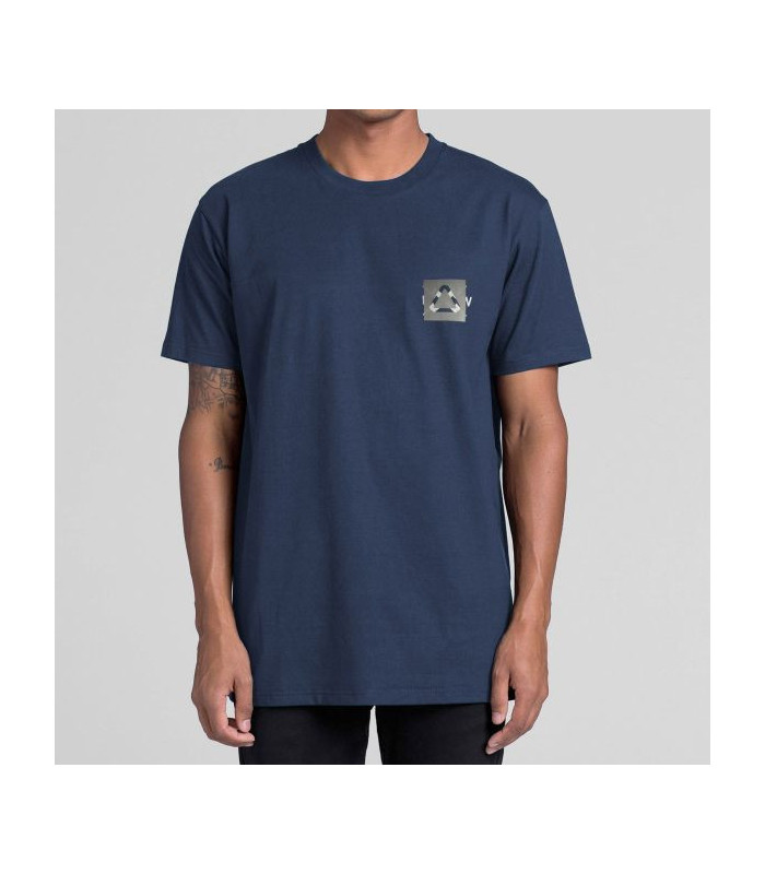 Follow Double Mens Tee - Steel