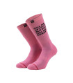 Bee Unusual “Antisocial ” Pink Socks