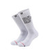 Bee Unusual “Antisocial ” White Socks