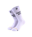Bee Unusual ” Badass Bitch premium ” White Socks